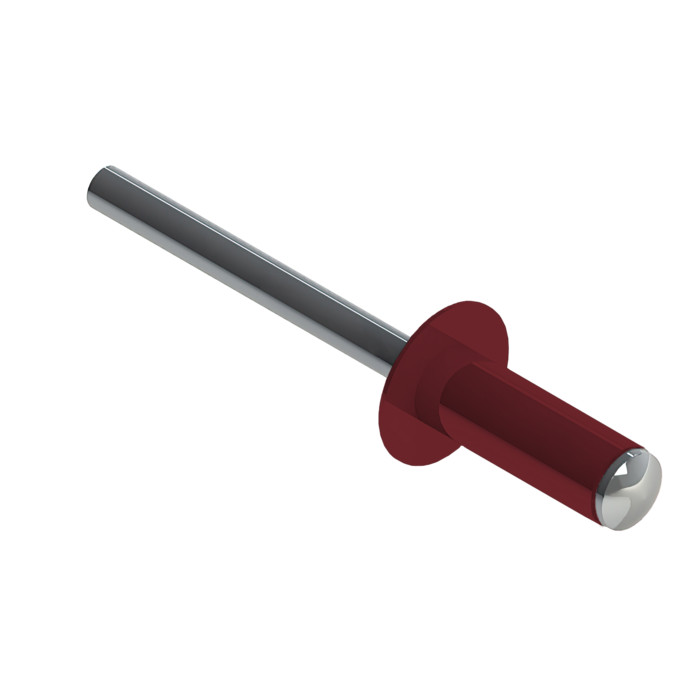 Заклёпка вытяжная Daxmer 3,2х8 RAL 3003 (20х1000шт) ал/ст